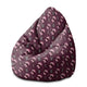 Sedací vak Pearshape Poďme lietať-M-Velvet