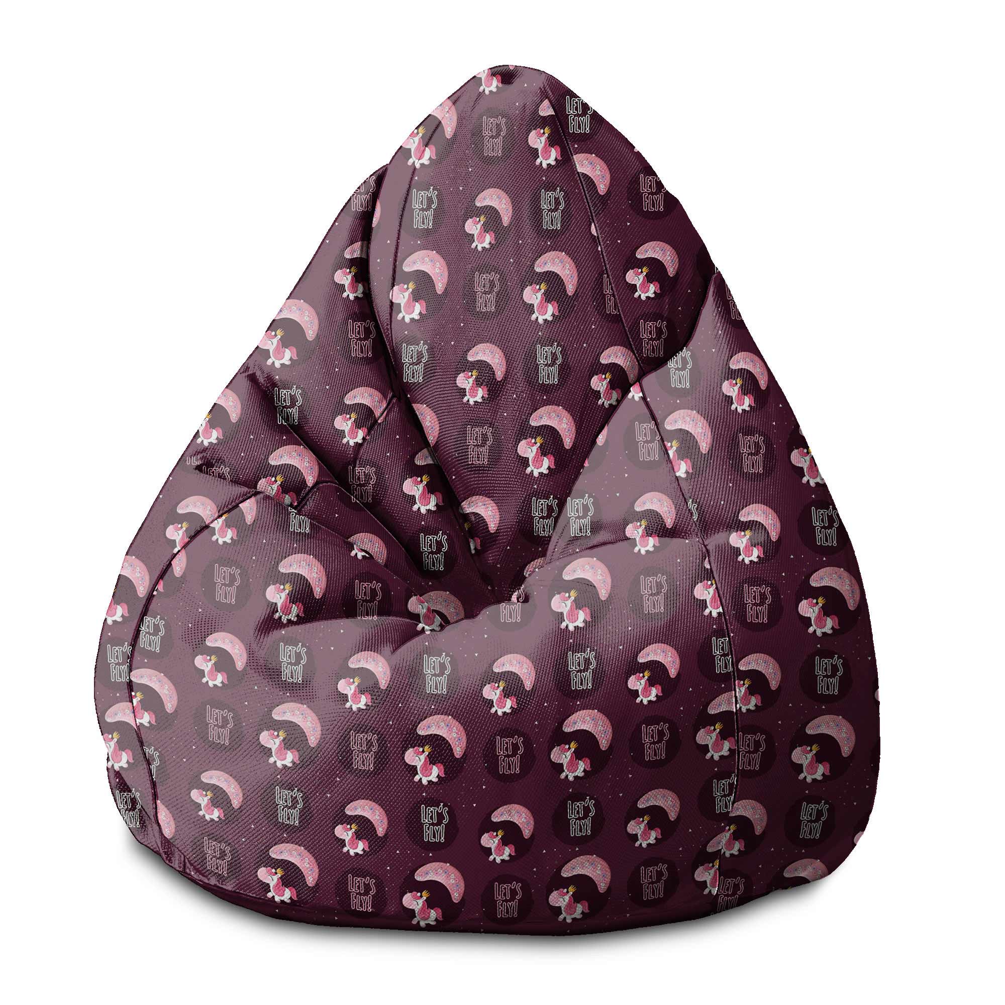 Sedací vak Pearshape Poďme lietať