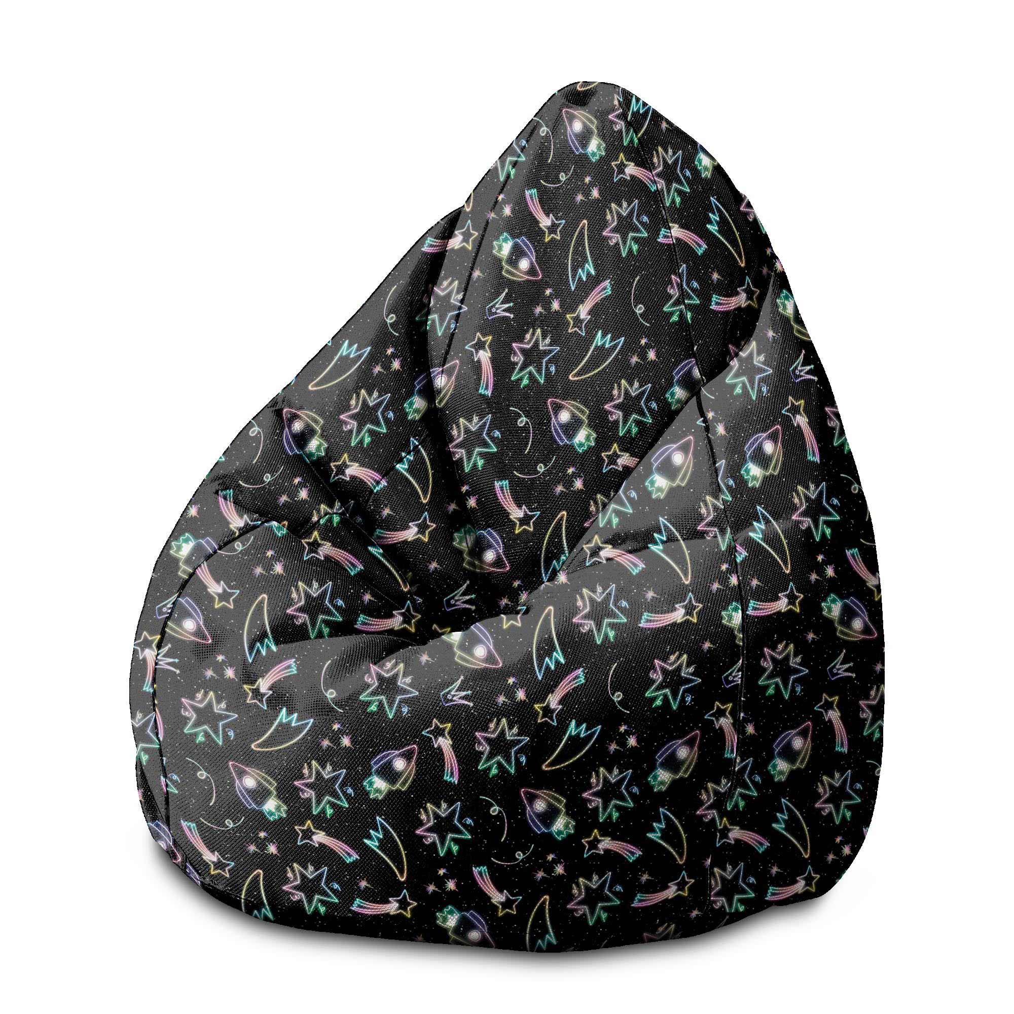 Puf Pearshape Neon Galaxy-M-Oxford