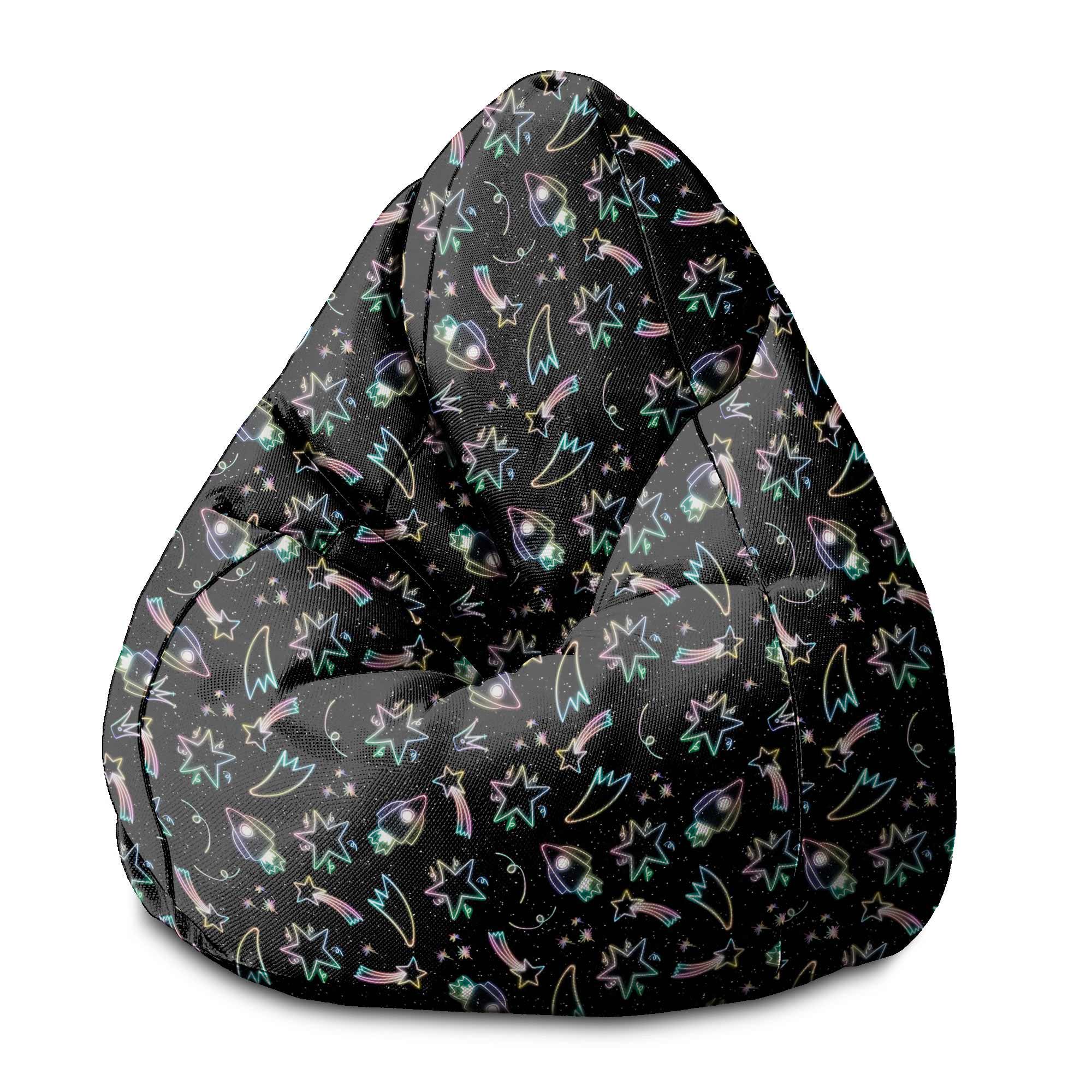 Puf Pearshape Neon Galaxy-S-Velvet