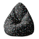 Puf Pearshape Neon Galaxy-S-Velvet