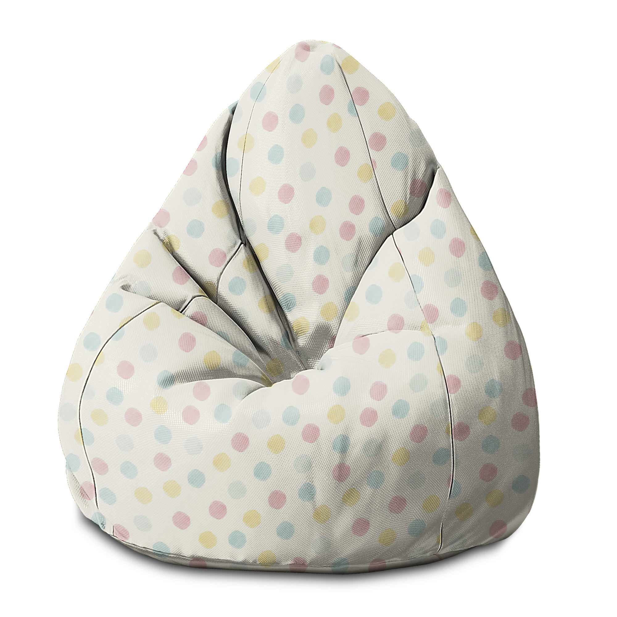 Puf Pearshape Pastelové skvrny