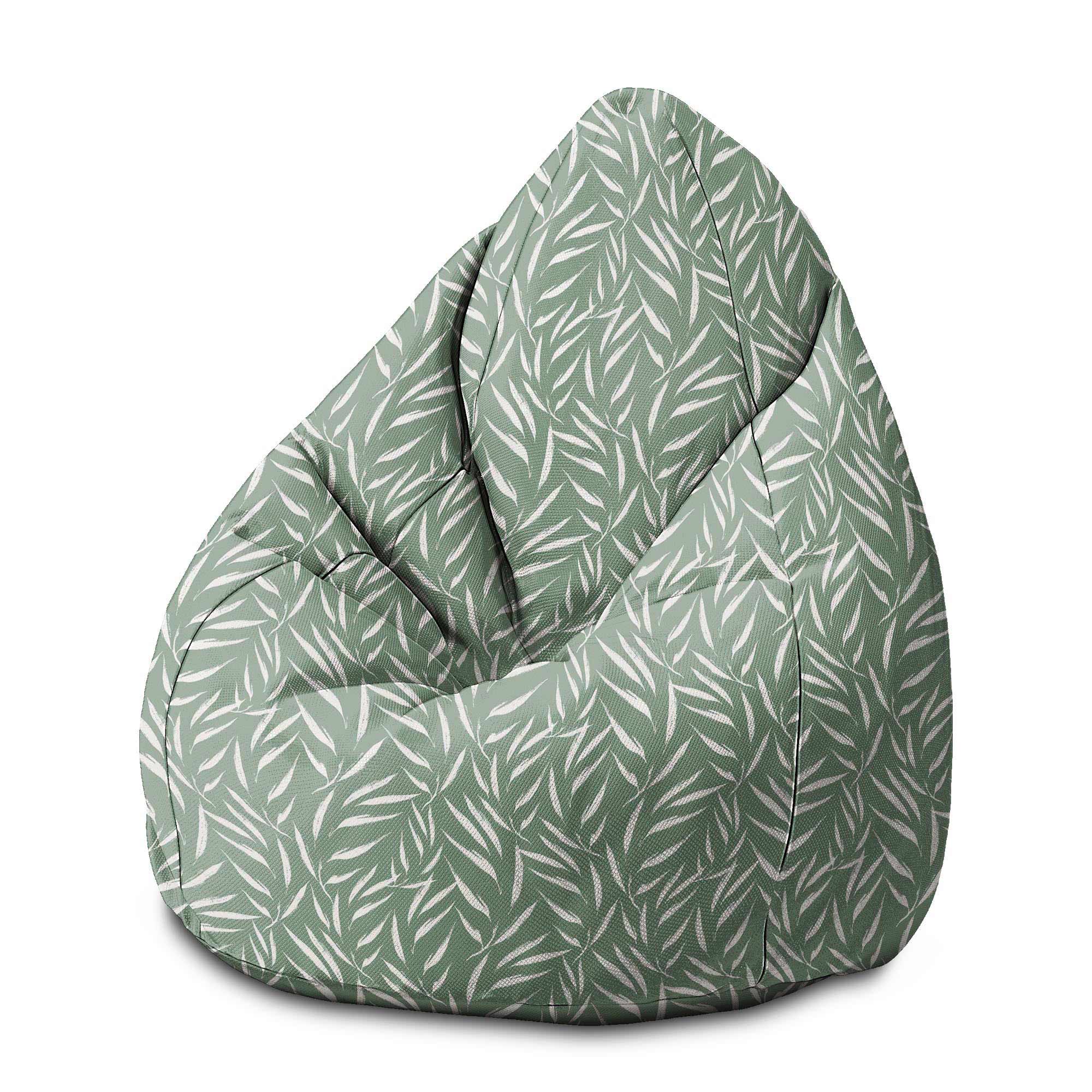 Puf Pearshape Abstraktní Kartáč Listy-M-Oxford