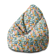 Puf Pearshape Abstraktní Výřez-M-Zamat