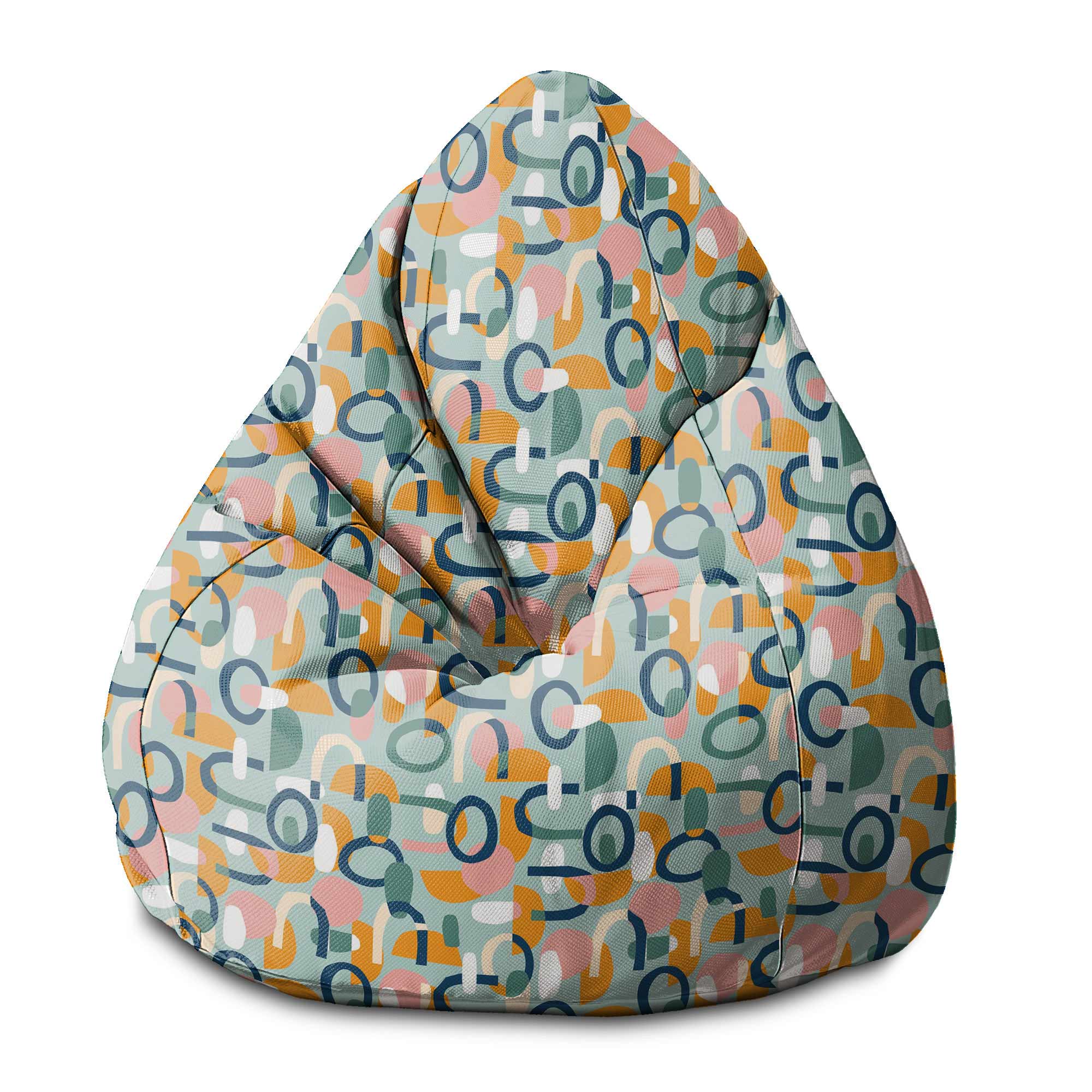 Puf Pearshape abstraktní výřez