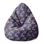 Puf Pearshape s botanickým vzorem S-Velvet