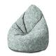 Puf Pearshape Flowers and Branches Pattern-M-Oxford