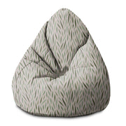 Puf Pearshape Vzor zelených listov-S-Oxford