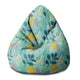 Pearshape Pouf Abstract Exotic-S-Oxford