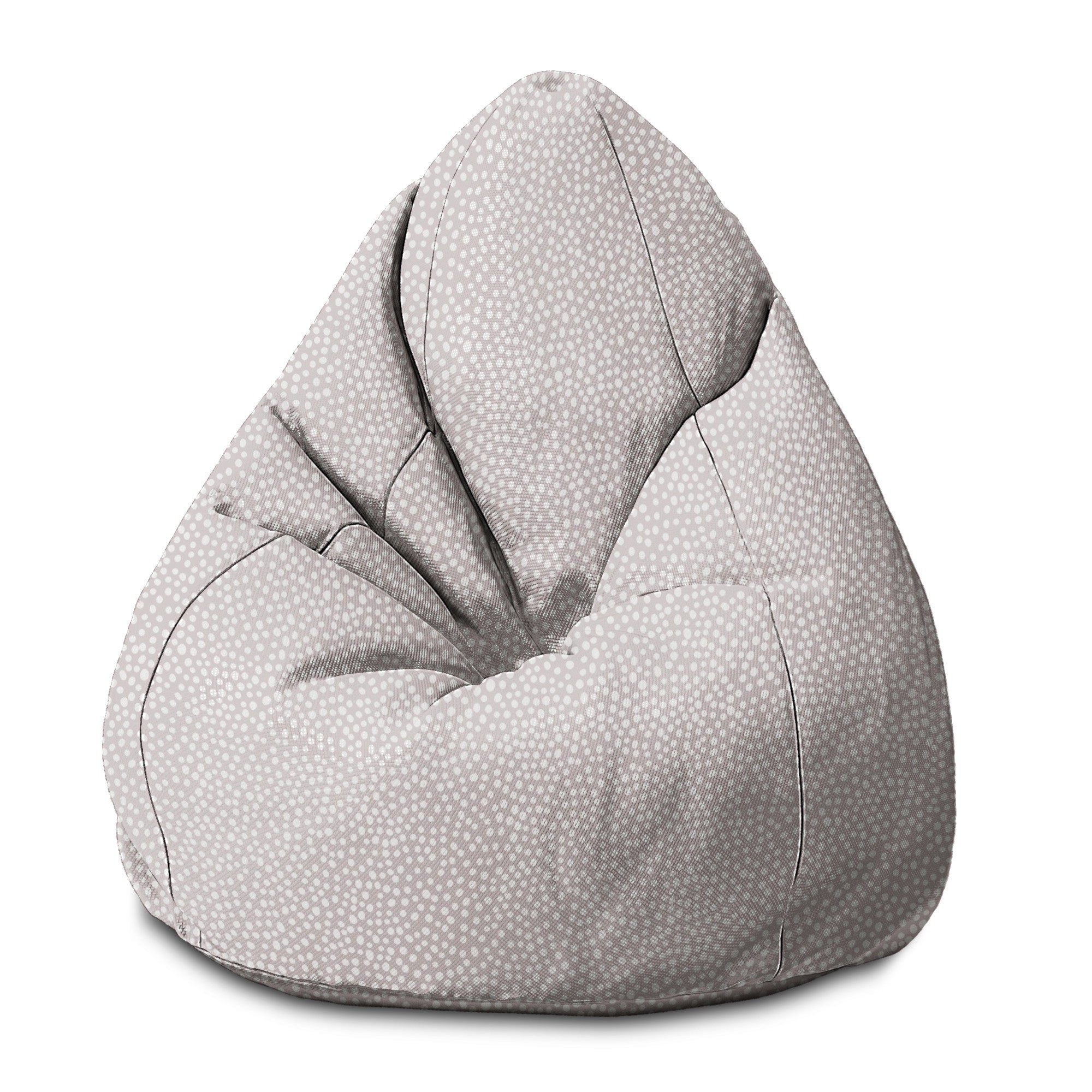 Puf Pearshape Abstraktné zemské bodky-S-Zamat
