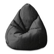 Puf Pearshape Estetická mriežka-S-Zamat