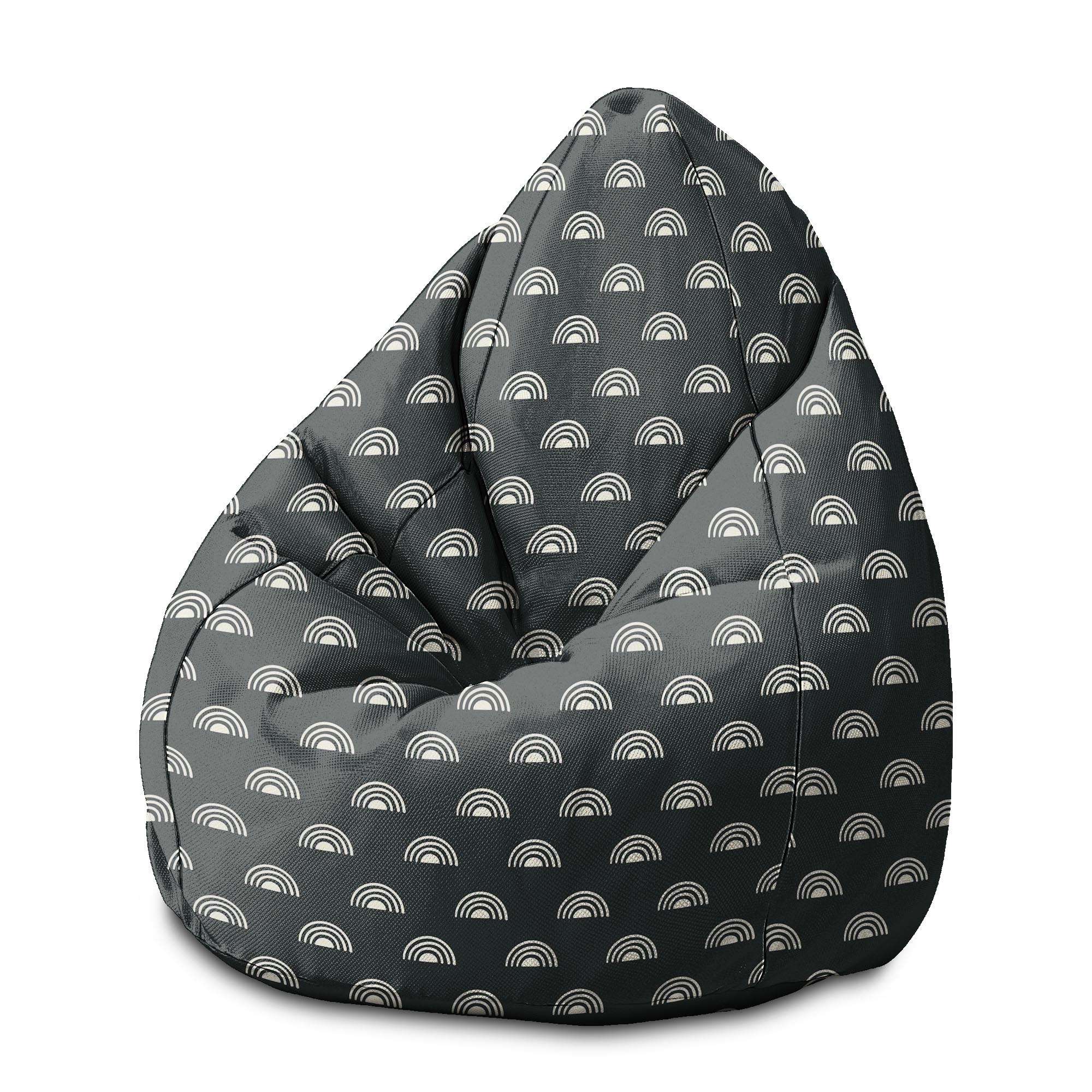 Puf Pearshape Umelecký abstrakt-M-Oxford
