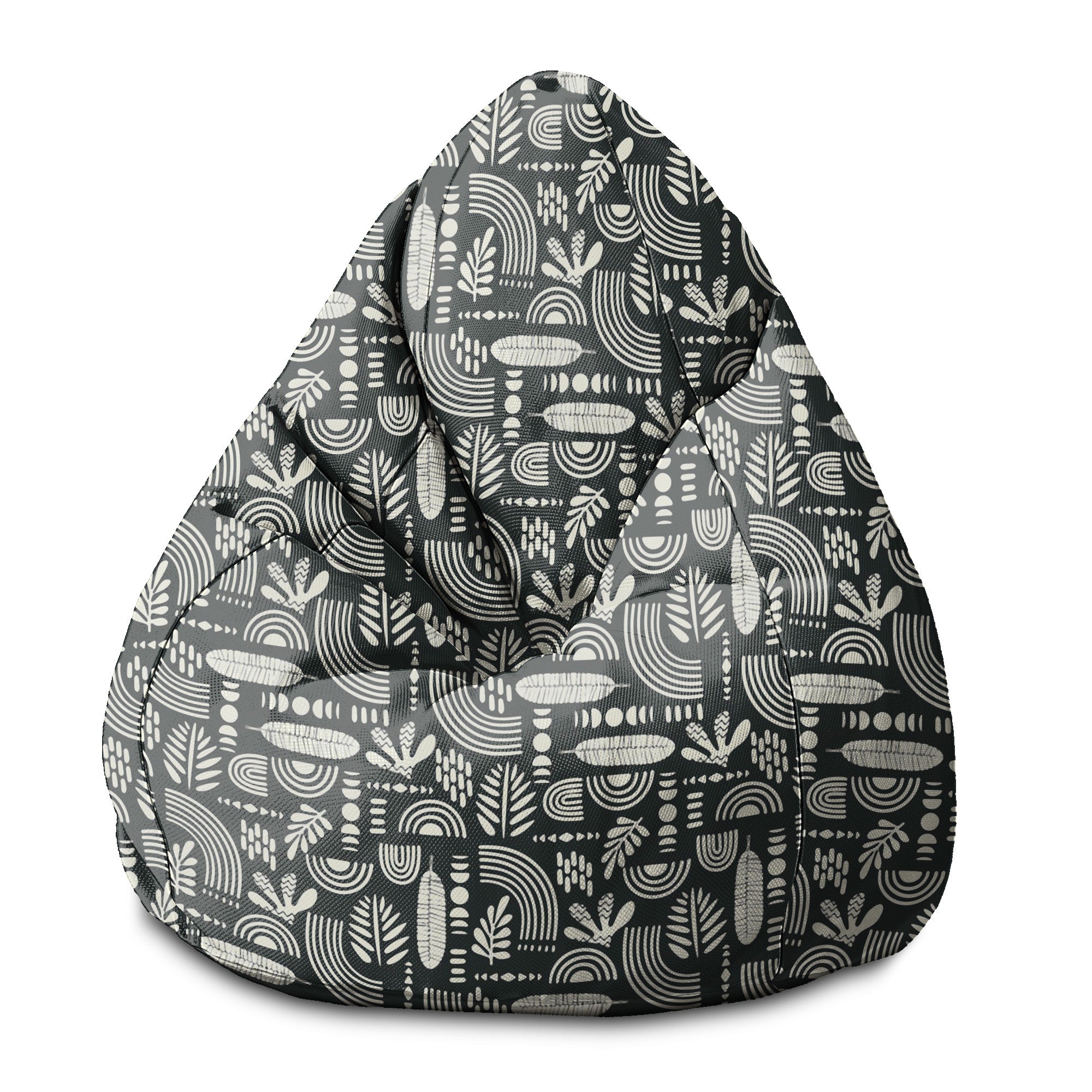 Puf Pearshape Artistic Abstract Art-S-Oxford
