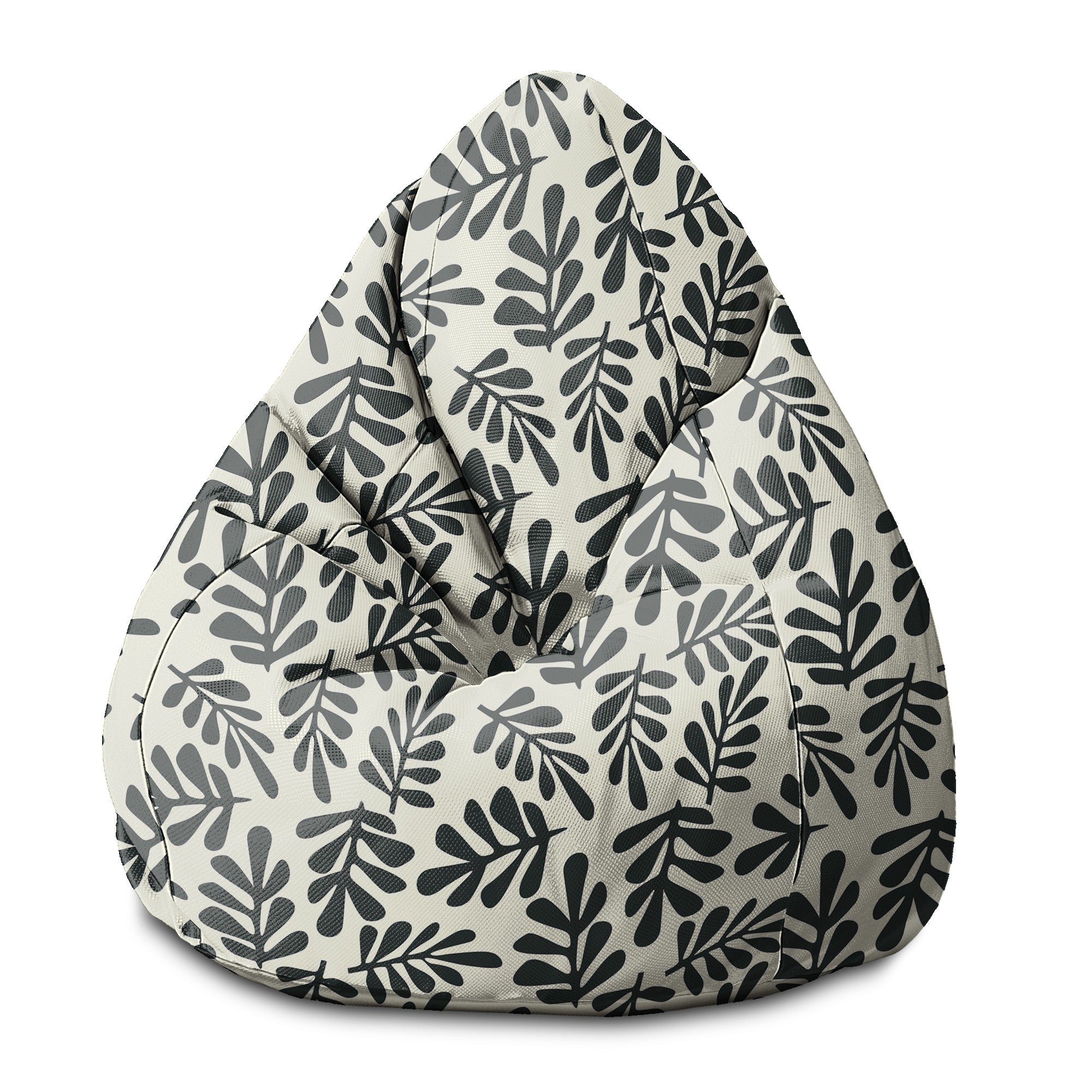 Puf Pearshape Umelecké abstraktné listy-S-Oxford