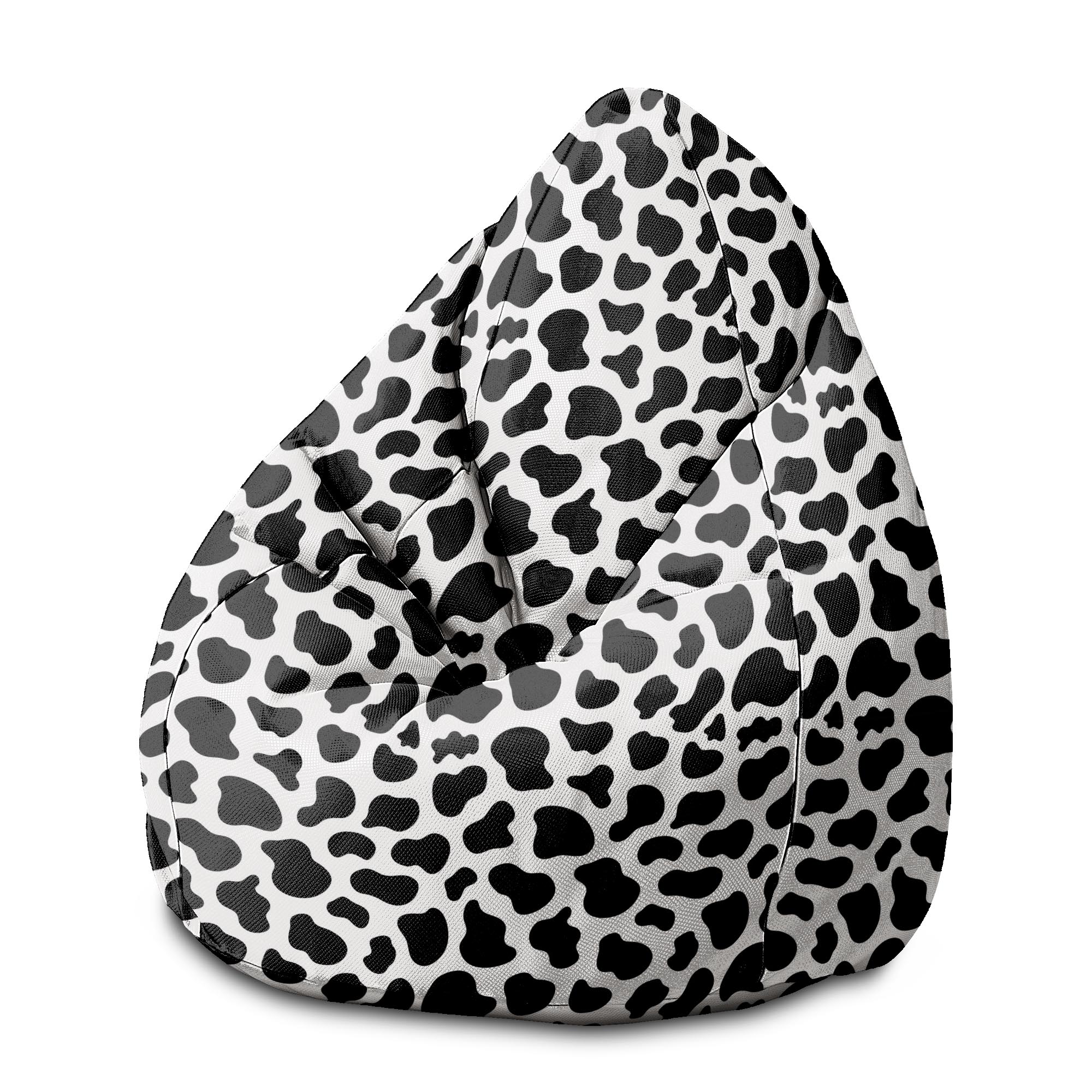 Sedací vak Pearshape Vzor kravy-M-Oxford