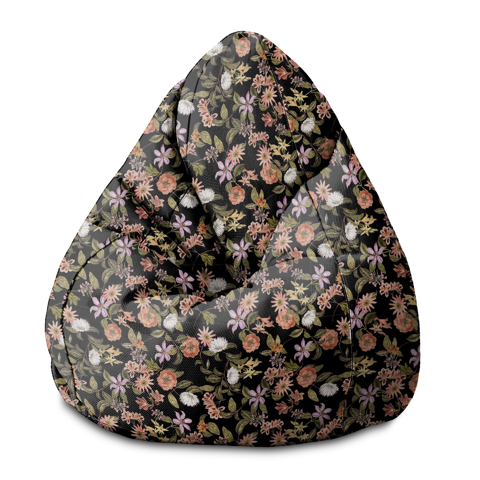 Sedací vak Pearshape Dark Jungle