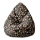 Sedací vak Pearshape Dark Jungle