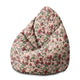 Sedací vak Pearshape Dark Jungle Pink-M-Velvet