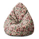 Sedací vak Pearshape Dark Jungle Pink-S-Oxford