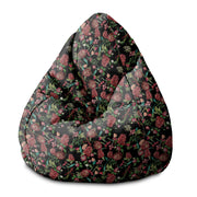 Puf Pearshape Dark Jungle Red