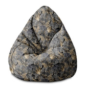 Puf Pearshape Dark Tropical Plants-S-Oxford