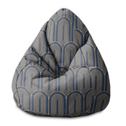 Puf Pearshape Deco Vzor-S-Oxford