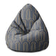 Puf Pearshape Deco Vzor-S-Velvet