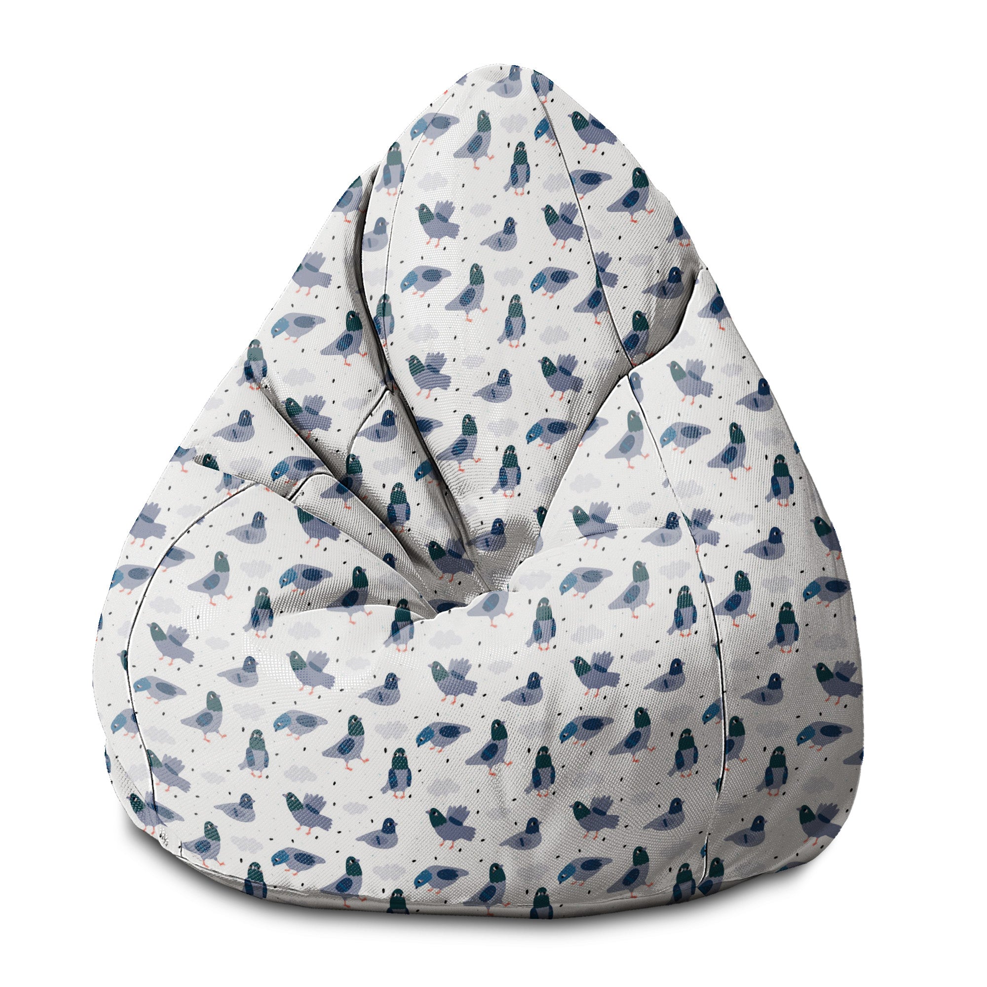 Pearshape Pouf Doves
