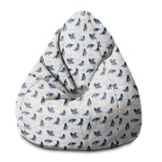 Sedací vak Pearshape Doves-S-Velvet
