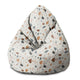 Sedací vak Pearshape Ecru Terrazzo-S-Oxford