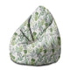 Puf Pearshape Flowers and Grass-M-Velvet