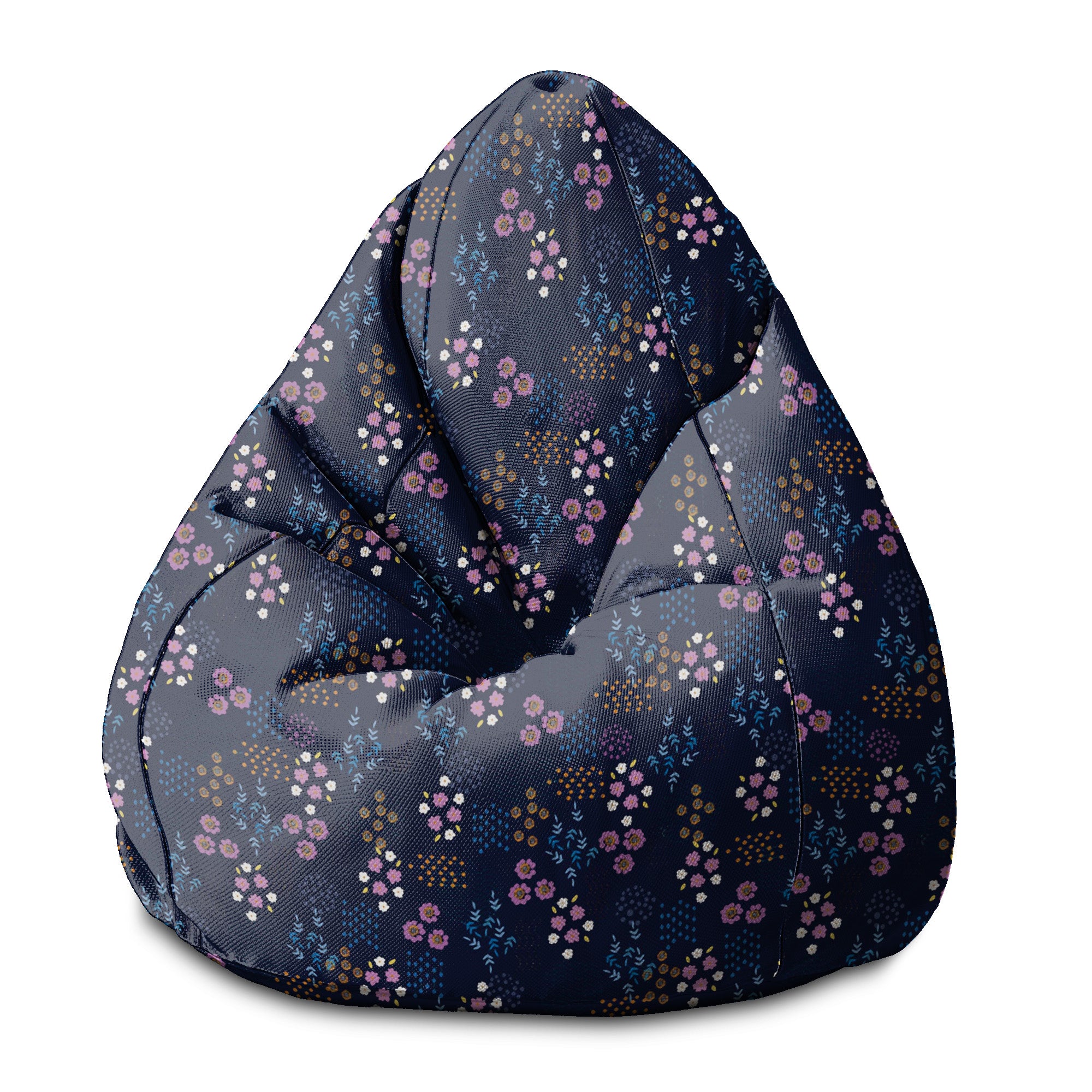 Sedací vak Pearshape Geometric Flower-S-Oxford