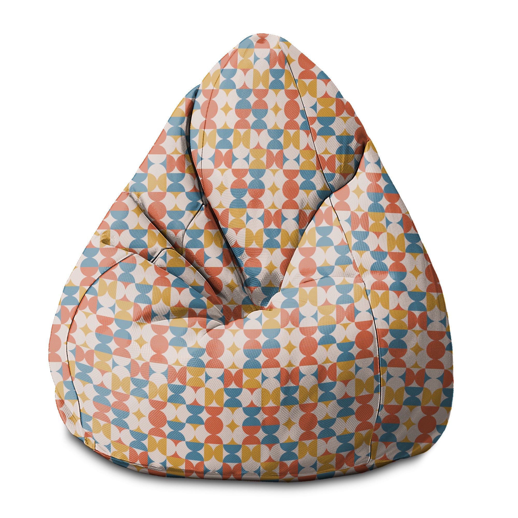 Sedací vak Pearshape Geometric Retro-S-Velvet