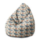Puf Pearshape Ginko-M-Samt