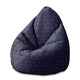 Pearshape Pouf Gold Luxury Pattern-M-Velvet