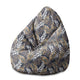 Puf Pearshape Zlaté listy-M-Zamat