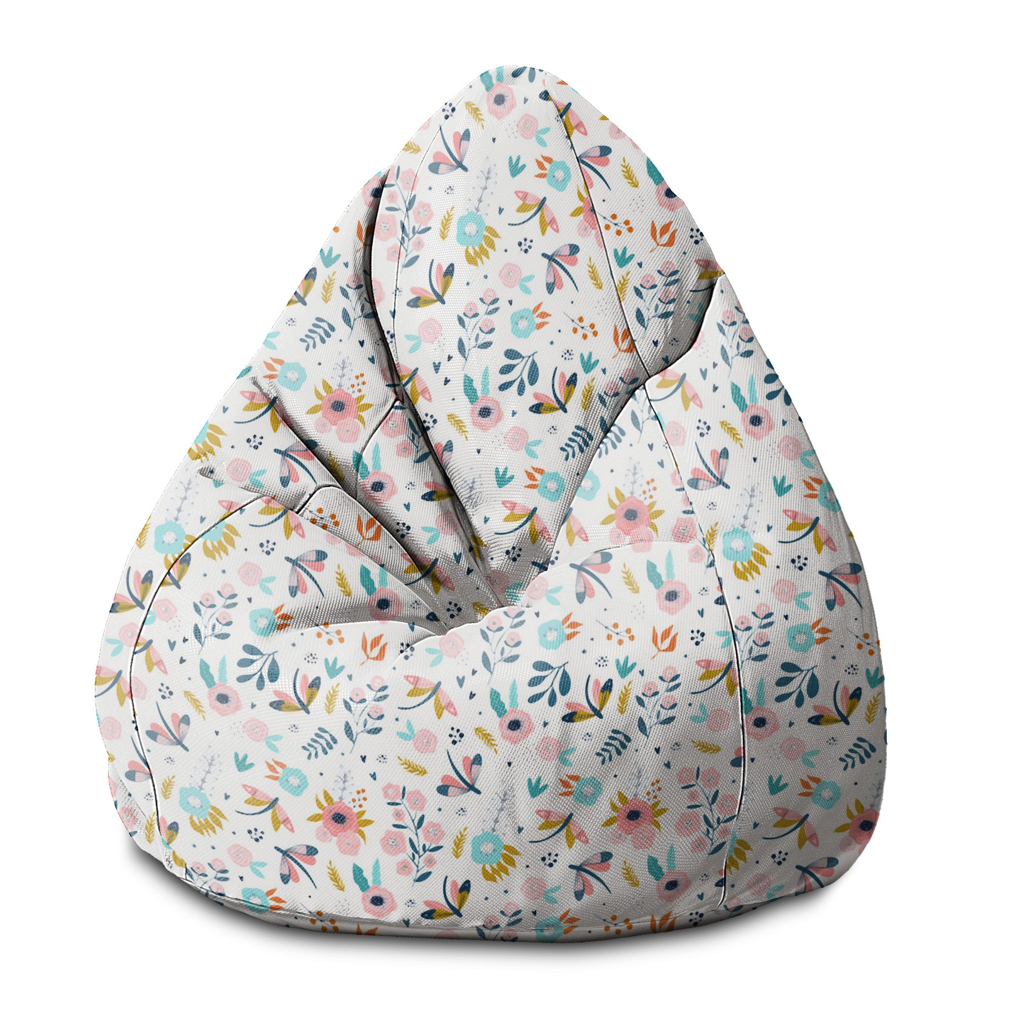Puf Pearshape Living in the Flowers-S-Velvet