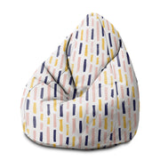 Puf Pearshape Moderné ťahy štetcom-M-Velvet