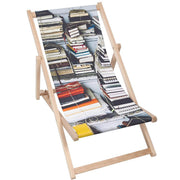 Dřevěné lehátko Retro Books