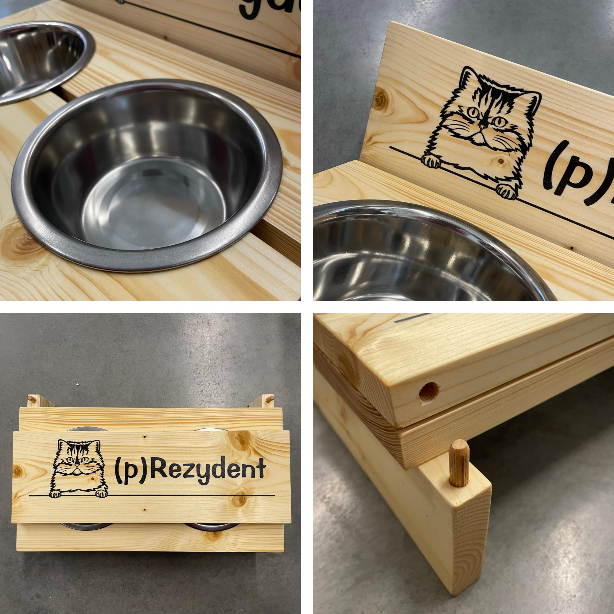 Dog Bowl Stand Live Love Bark