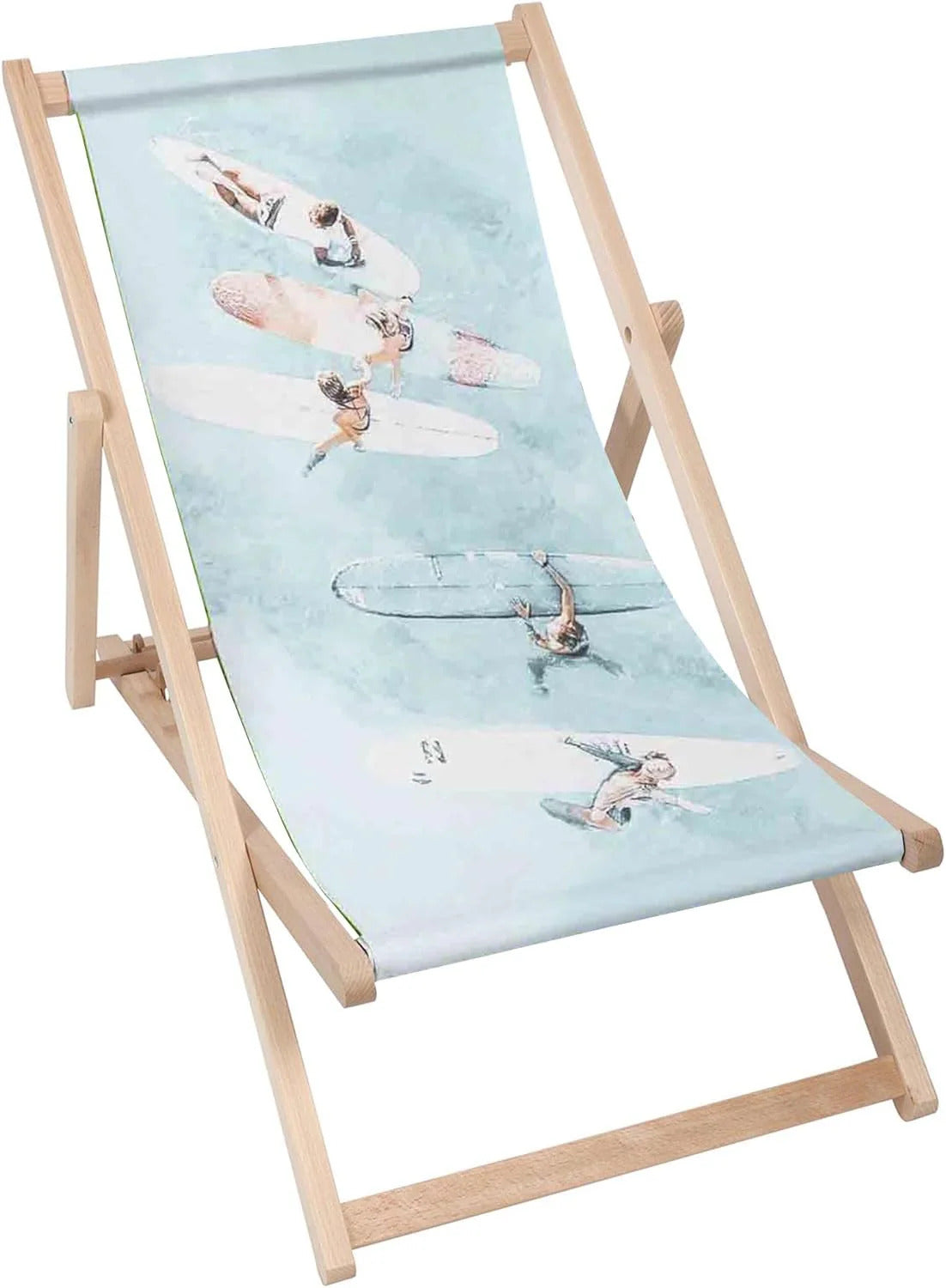 Dřevěné lehátko Surfers Fun