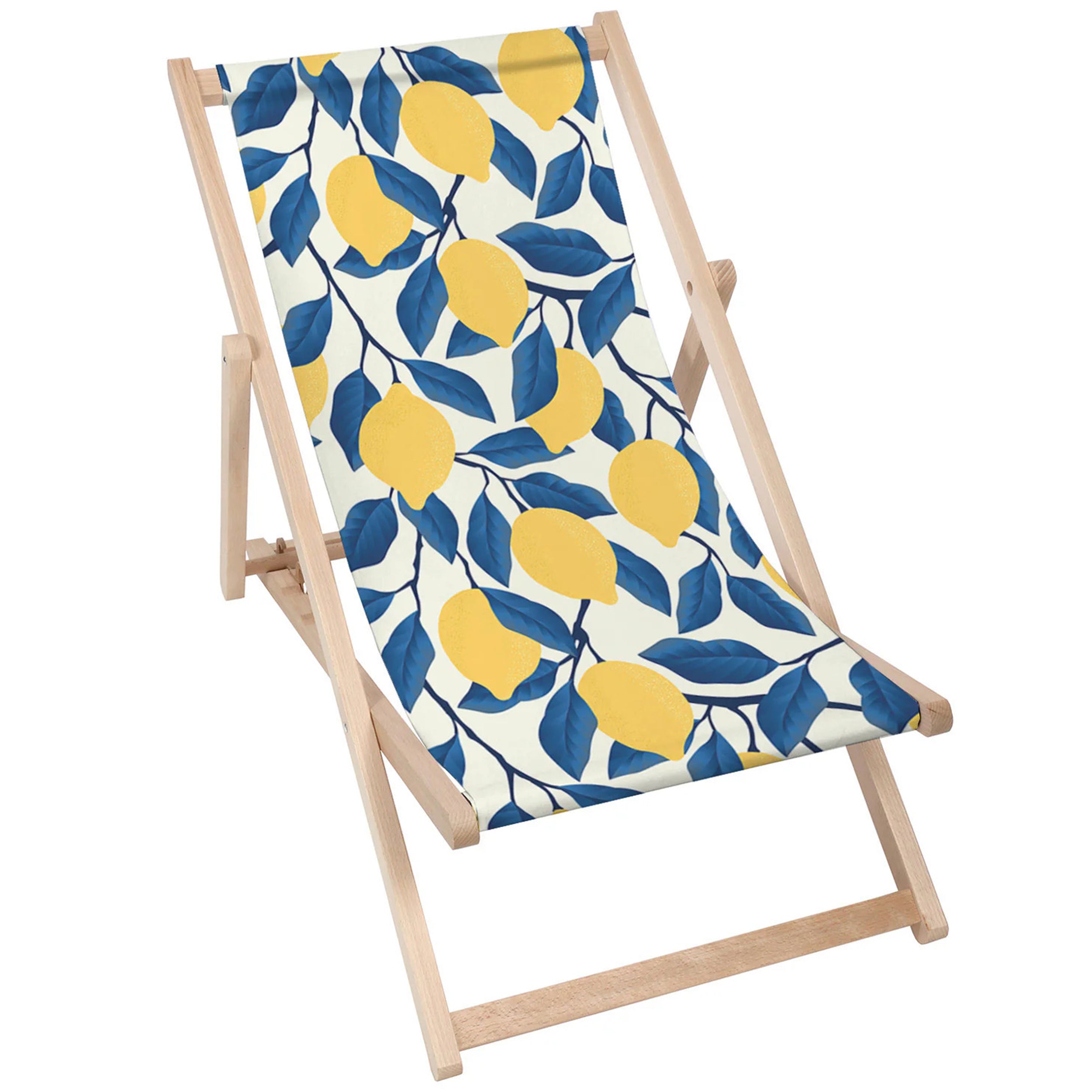 Dřevěné lehátko Tropical Lemons