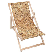 Dřevěné lehátko Village Straw