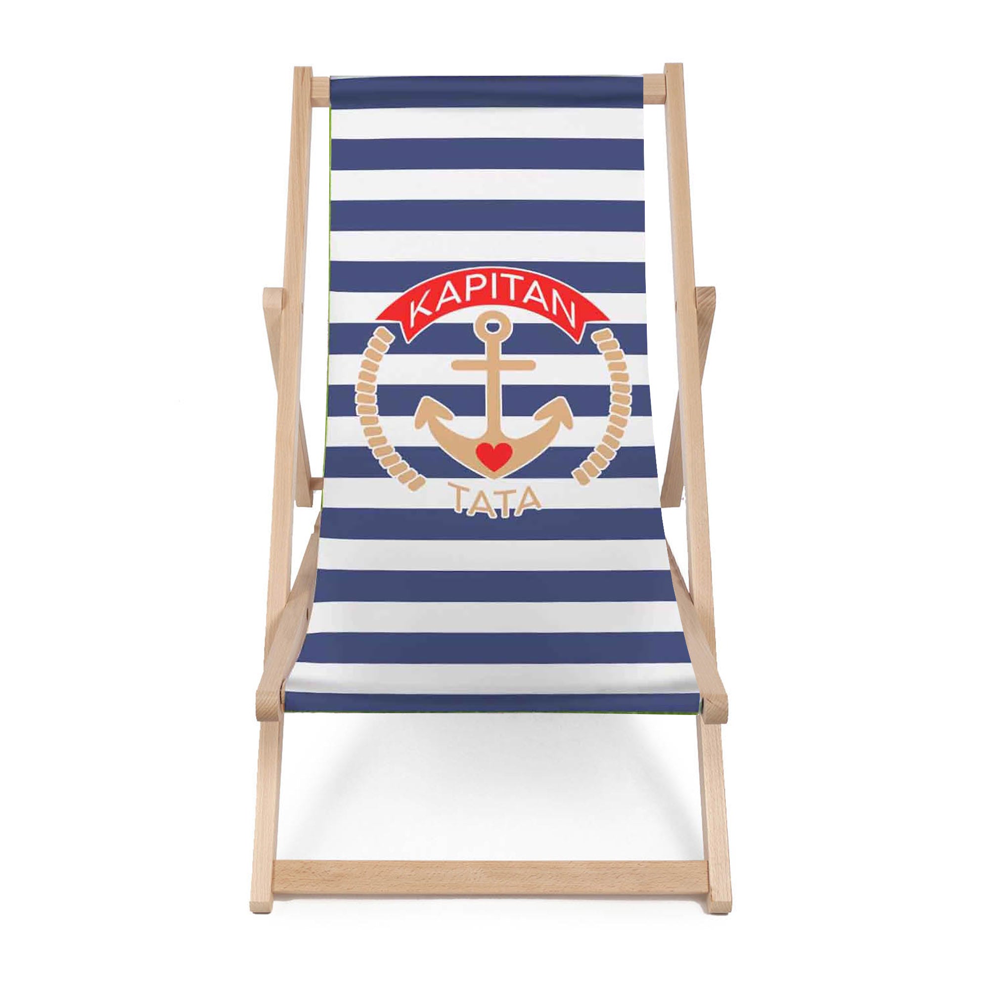 Set Deck Chair and Table Captain Dad