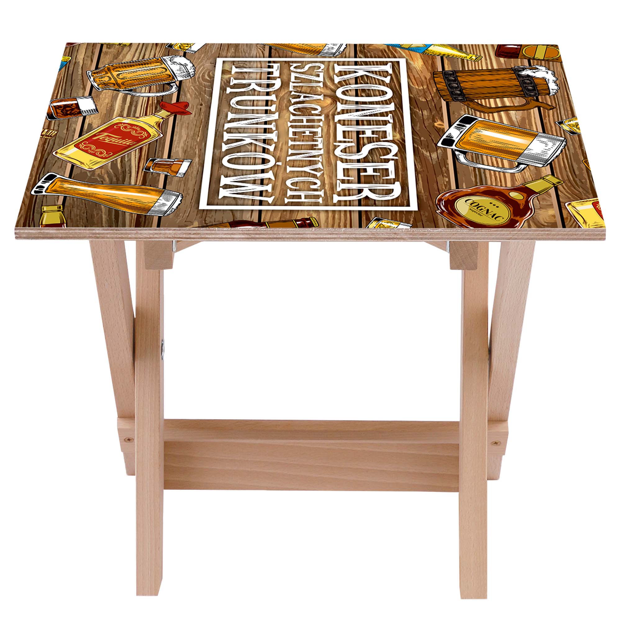 Set Deck Chair and Table Connoisseur of Fine Drinks