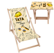 Set Deck Chair and Table Master Carpenter