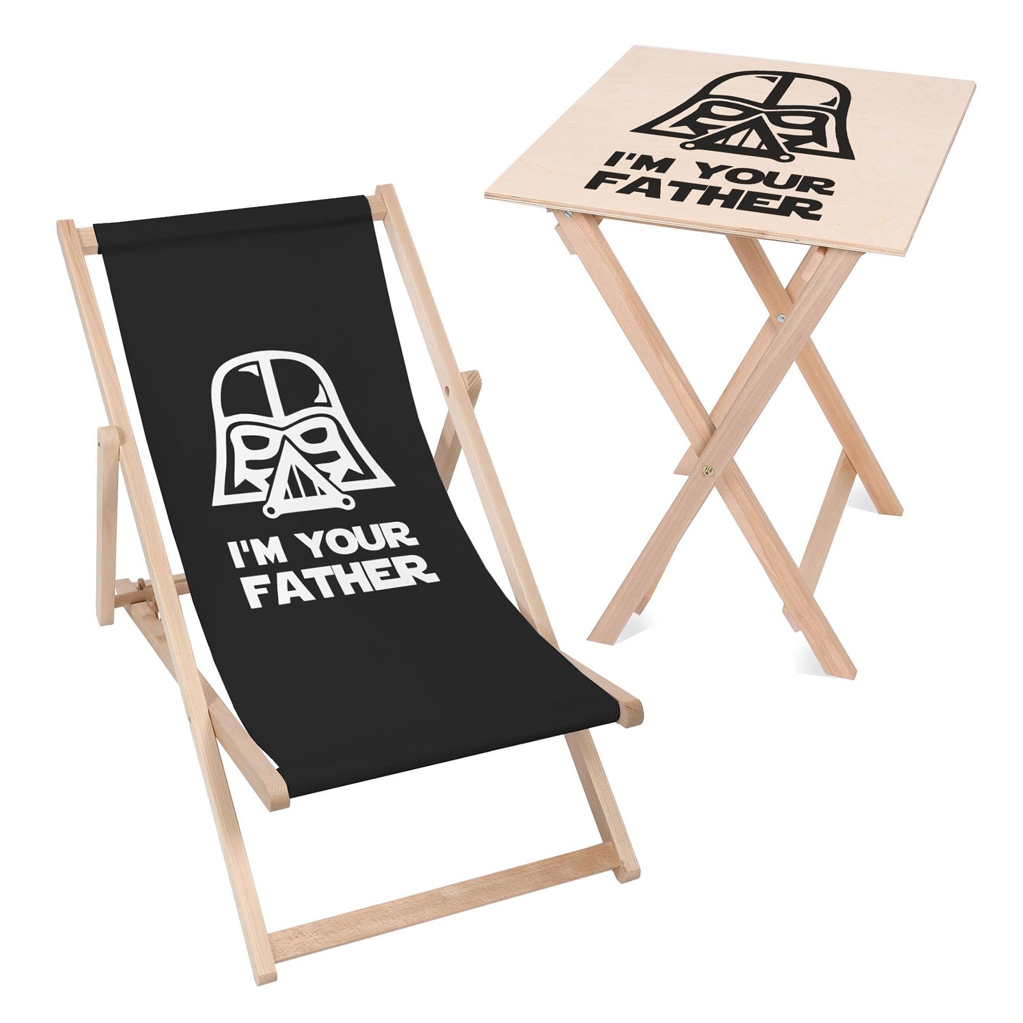 Set Deck Chair and Table I'm your father