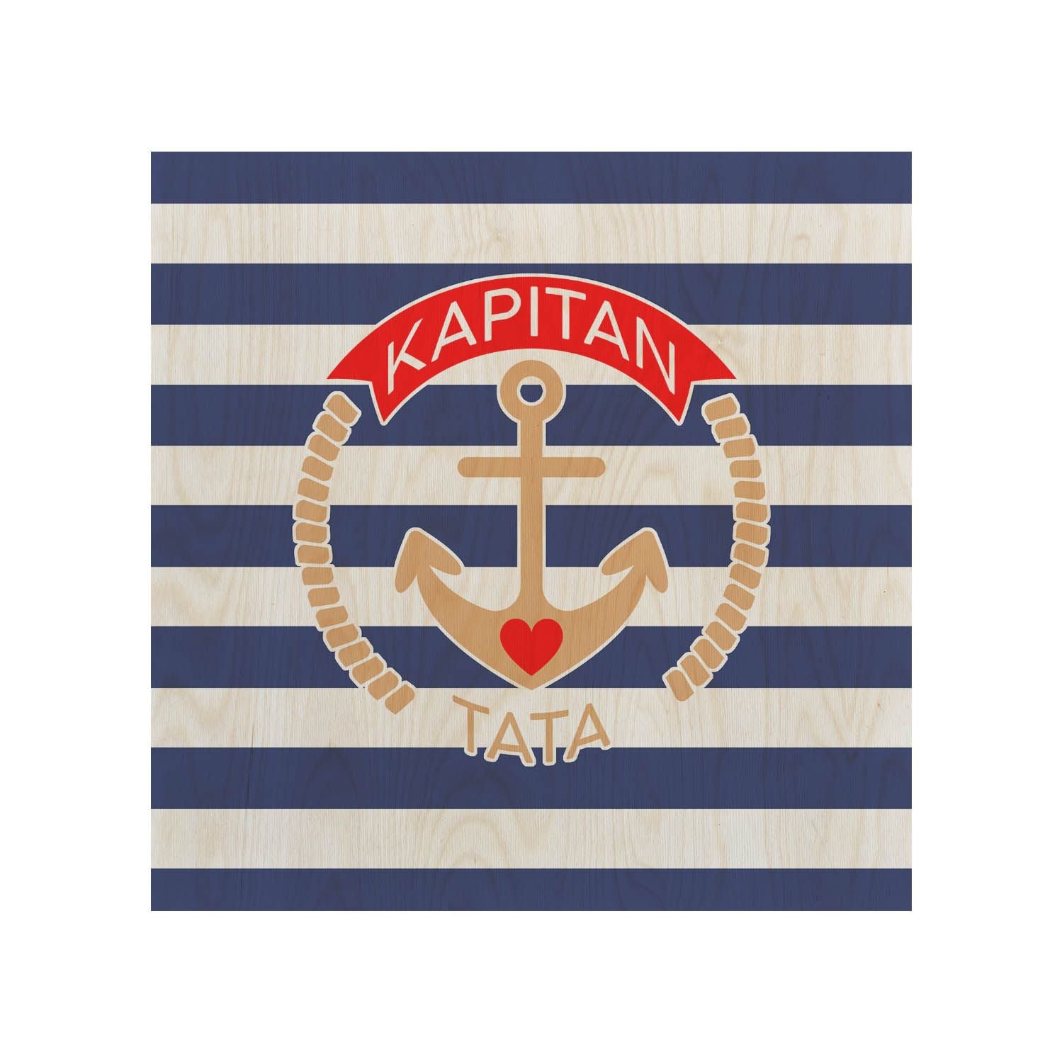 Set Deck Chair and Table Captain Dad