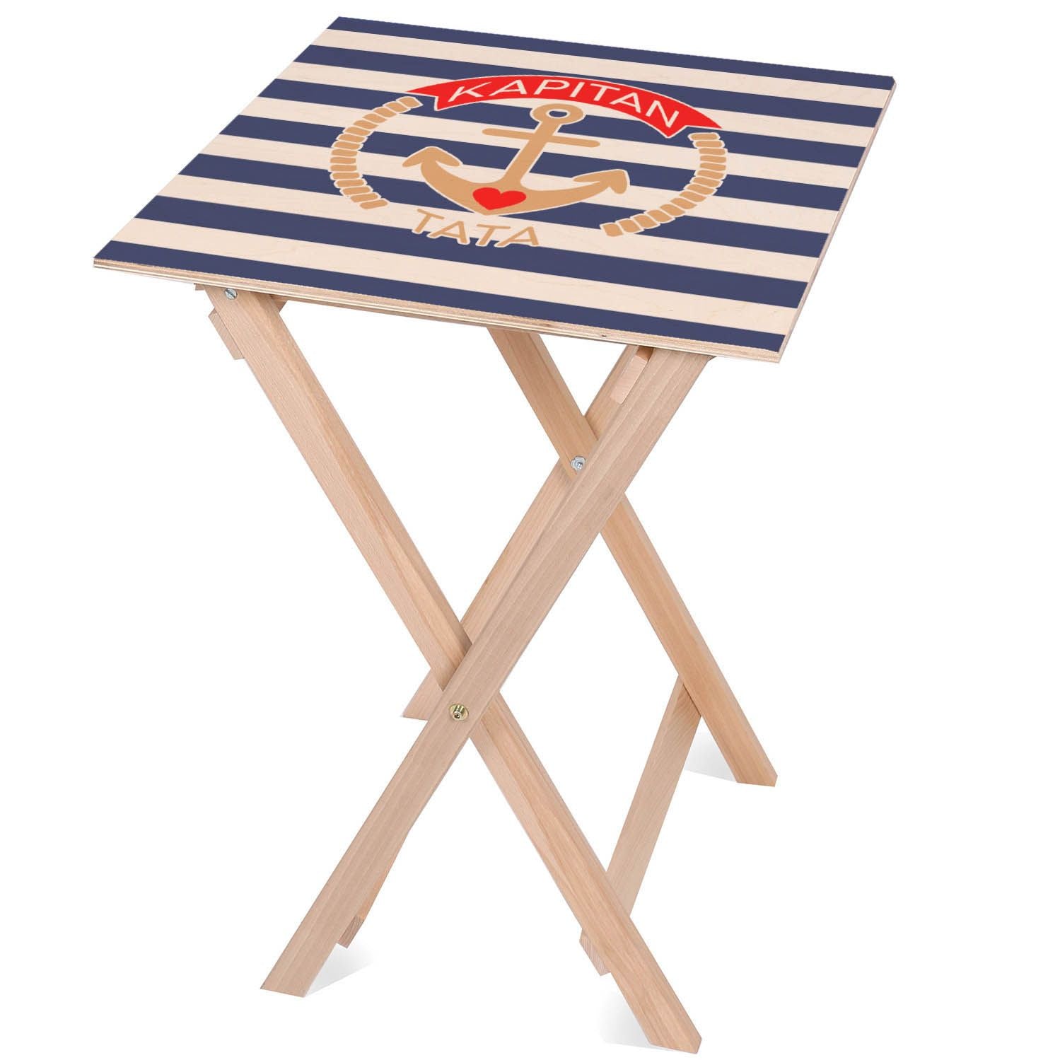 Set Deck Chair and Table Captain Dad