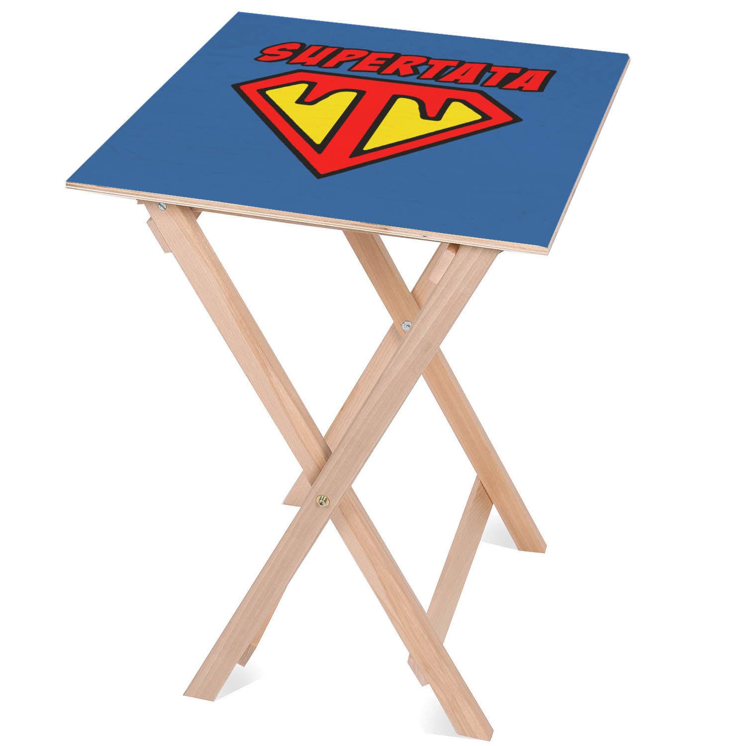 Deck Chair and Table Set Super Dad
